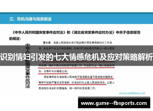 识别情妇引发的七大情感危机及应对策略解析